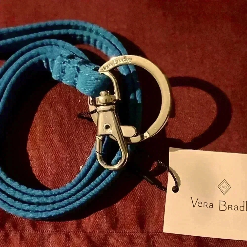 🆕 Vera Bradley Blue Lanyard-Bahama Bay